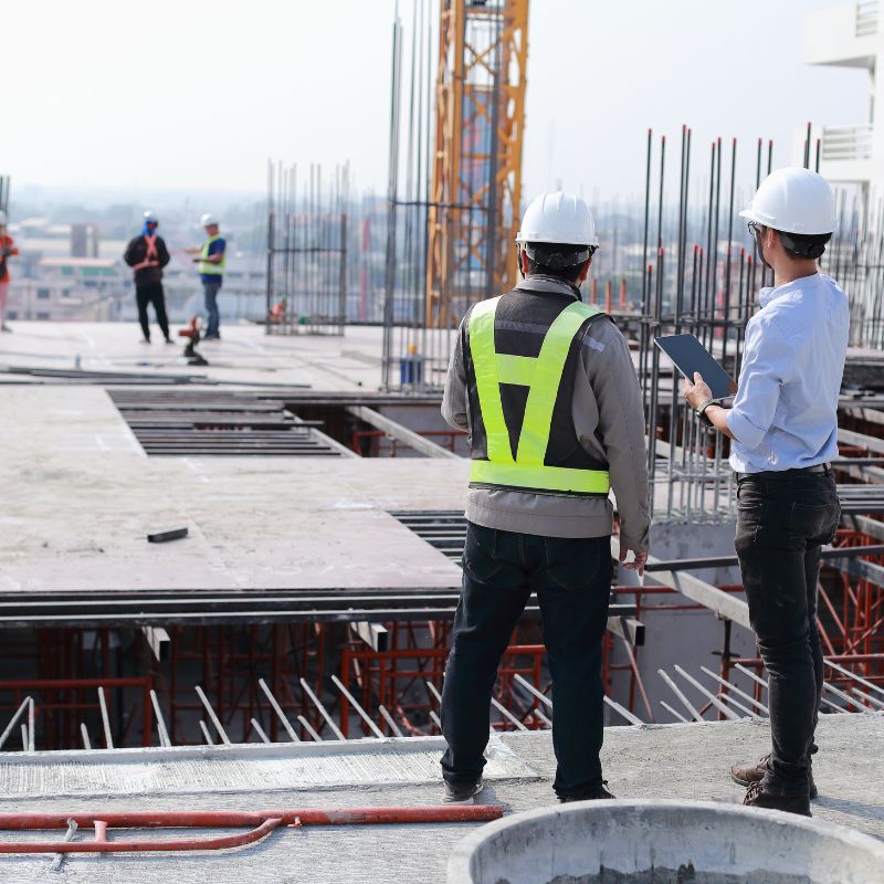 Hochbau Baustelle St. Gallen